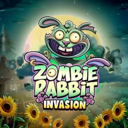 Zombie rabbit game logo
