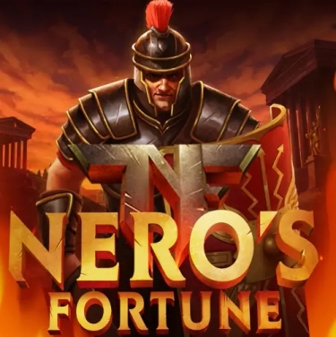 nero's fortune slot logo armed roman soldier and the name of the slot