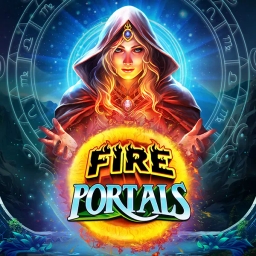 fire portals pragmatic play female wizard with fire portals in text