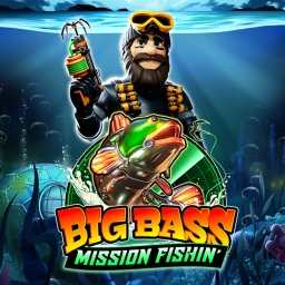 big bass mission fishin pragmatic fisherman in a scuba diving suit